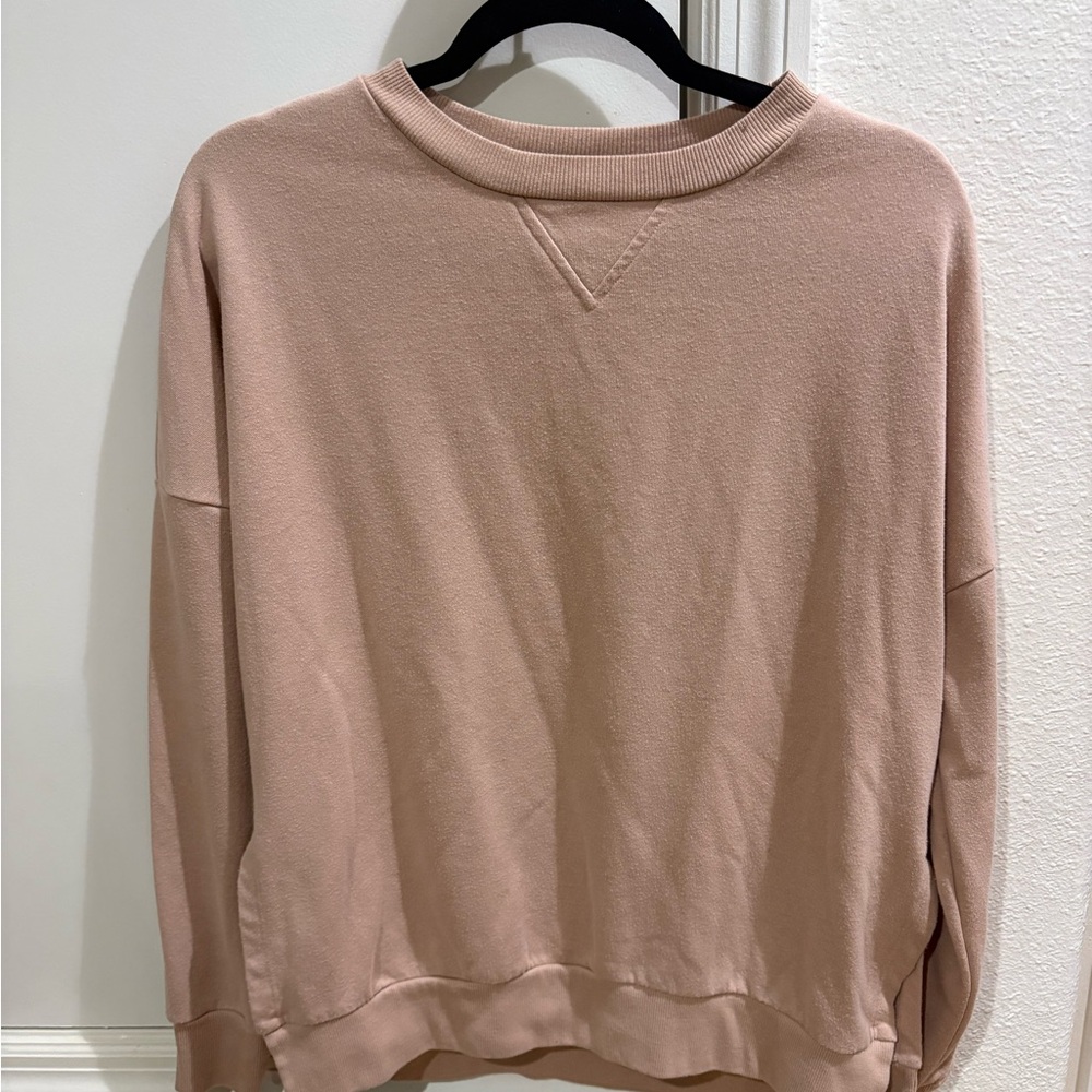 Pink Crewneck Sweatshirt (Charlotte Russe)